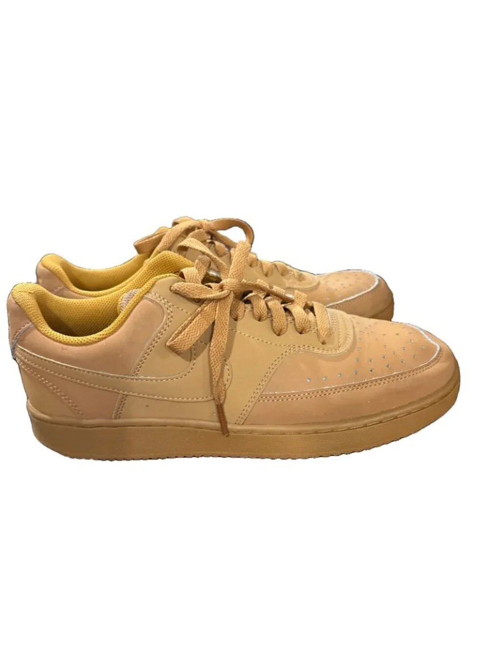 Nike Air Force 1 Low Flax Tan Wheat Men's Low Top Sneakers CD5463-200 Size 8